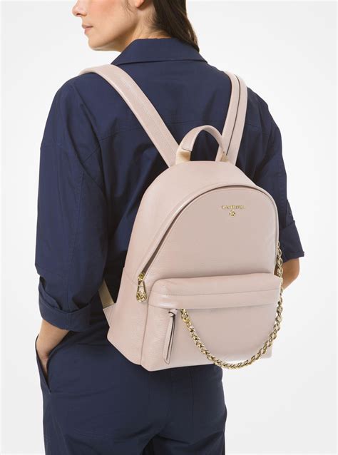 michael kors slater backpack|slater leather backpack.